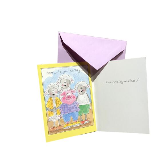 41 New Funny Vintage Characters Birthday Getting Older Greeting Cards Envelopes - Picture 6 of 9